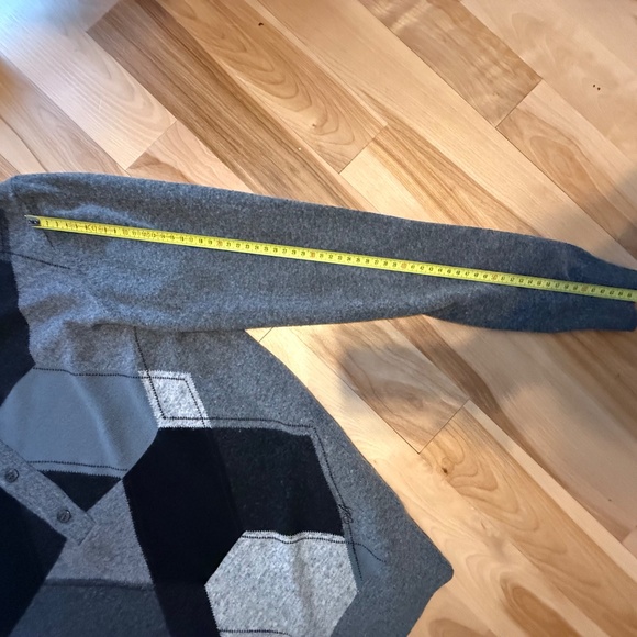 D&G Dolce & Gabbana Men's Wool Sweater – Argyle Patchwork Design – Size L - Picture 6 of 7